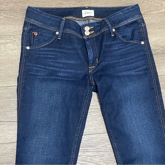 Hudson Women's Collin Mid Rise Bootcut Jeans Blue Flap Pockets Sz 28. - Picture 4 of 11
